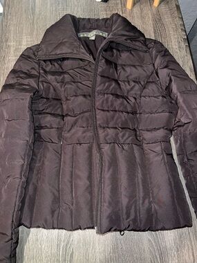 Women’s Brown Quilted Puffer Jacket